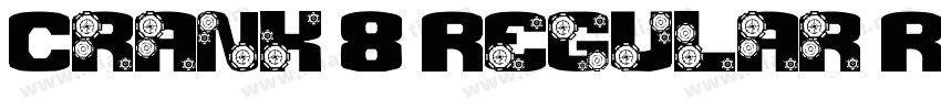 Crank 8 Regular Regular字体转换